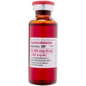 Vitamin B 12 Cyanocobalamin Injection 1000MCG/mL 30 mL MDV