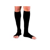 Jobst for Men 20-30 mmHg Open Toe Knee High Ribbed Compression Socks