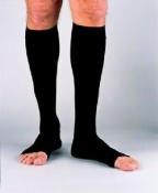 Jobst for Men 30-40 mmHg Open Toe Knee High Ribbed Compression Socks