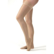 Jobst Ultrasheer 20-30 mmHg Thigh High Firm Compression Stockings with Lace Silicone Border in Petite