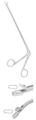 WITTNER Uterine Biopsy Forceps, 8-1/2" (21.6 cm) shaft, 3 x 4.5 x 8 mm bite with teeth on lower jaw, angled tip