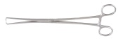Braun Tenaculum Forceps, 10" (25.4 cm), Straight/Aquared Jaw With Non-Overlapping Atraumatic Tips