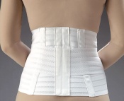 Ventilated Lumbar Support with Abdominal Belt 