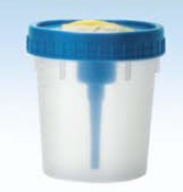 Sterile Screw-Cap Urine Collection Cup, Integrated Transfer Device