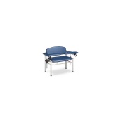 Extra Wide Blood Draw Chair, Padded Flip Armrest & Arms, Plastic Drawer with Drawer Top