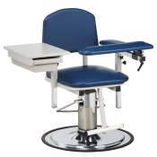 Blood Draw Chair, Padded Seat & Backrest, Padded Flip Arm & Armrests