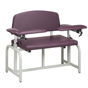 Blood Draw Chair, Bariatric, Padded Flip Armrest & Arms