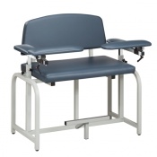 Extra Tall Blood Draw Chair, Bariatric, Padded Flip Armrest & Arms