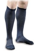 Activa Sheer Therapy Men's Herringbone Pattern Casual Compression Socks 15-20 mmHg 
