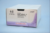 Ethicon J103T Suture, Sutupak Pre-Cut, Size 4-0, 12-18", Violet Braided, Single Strand Delivery