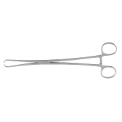  Schroeder Tenaculum Forceps, 10" (25.4 cm), Rounded Jaw, With Non-Overlapping Atraumatic Tips 