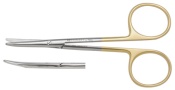 PAR Tissue & Dissecting Scissors, Curved, Delicate 4-1/2” (114 mm)