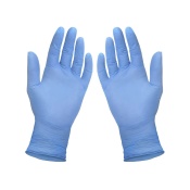 Nitrile Powder Free Non-Sterile Exam Gloves - Blue - 100 Per Box