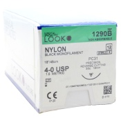 Look Non Absorbable Nylon Suture, Precision Reverse Cutting