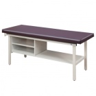 Flat Top Alpha-S Series Straight Line Treatment Table with Shelving