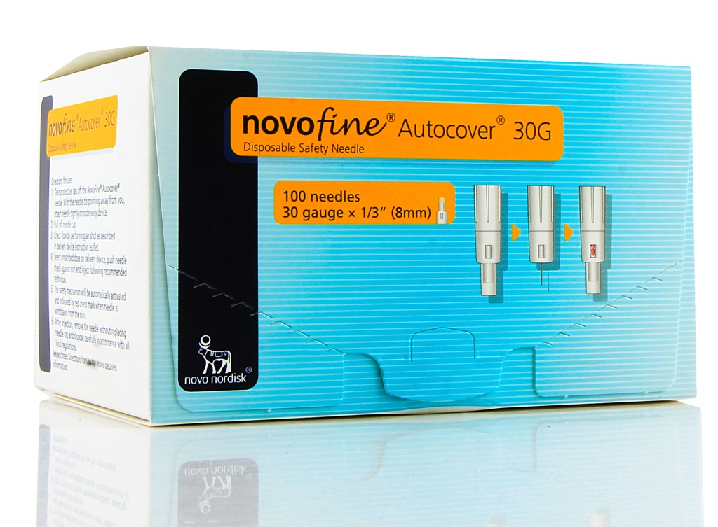 Pen Needle 30G x 8MM Novofine Autocover - Med-Plus Physician Supplies