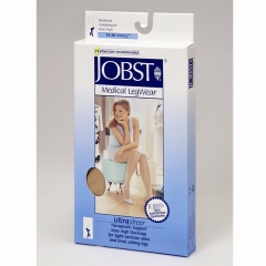 Jobst Ultrasheer 15-20 mmHg Midnight Navy Knee High Mild Compression Stockings