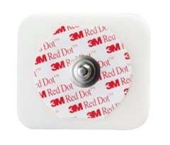 3M™ Red Dot™ Monitoring Electrode with Foam Tape and Sticky Gel