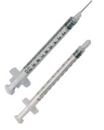 Exel 1cc Tuberculin Syringes with Needle