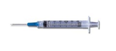 BD Syringe/Needle Combination, BD Luer-Lok Tip, Thin Wall