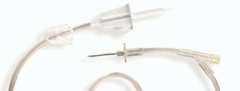 Fluid Transfer Set, Same Features as 356050 But Built-In Latex Free (LF) Y-Site Medicinal Entry Point For Multiple Injections, 23"L