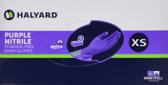 Purple Nitrile Powder Free Exam Gloves