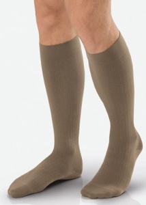 Jobst for Men Ambition 15-20 mmHg Knee High Ribbed Compression Socks