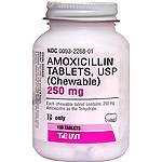 Amoxicillin Chewable Tablets 250MG