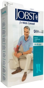 Jobst for Men Casual Closed Toe Knee High Compression Socks