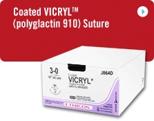 Ethicon Coated VICRYL (polyglactin 910) Suture, Standard and Short Length Sutures