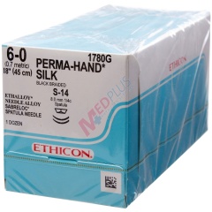 Ethicon PERMA-HAND Silk Suture, SABRELOC - Spatula