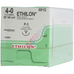 Ethicon ETHILON Nylon Suture, Precision Point - Reverse Cutting