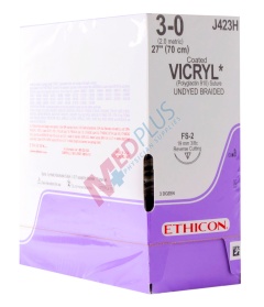 Ethicon Coated VICRYL (polyglactin 910) Suture, Reverse Cutting