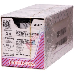 Ethicon Coated VICRYL RAPIDE (polyglactin 910) Suture, Precision Point - Reverse Cutting