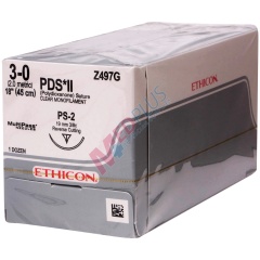 Ethicon PDS II (polydioxanone) Suture, Precision Point - Reverse Cutting