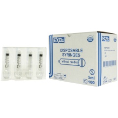 Exel Syringes without Needle