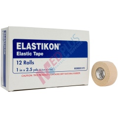 Elastic Tape, 1" x 2½ yds (5 yds stretched)